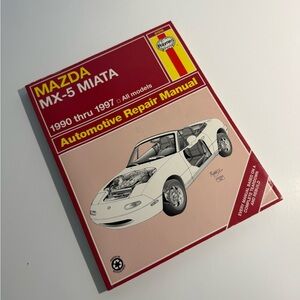 Haynes Repair Manual Mazda MX-5 Miata 1990 thru 1997 All Models Automotive Book